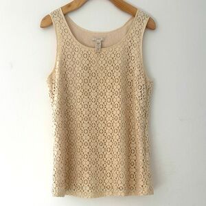 J.Crew Leslie Crochet Lace Shell
